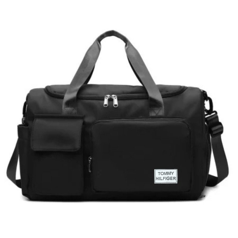 Fashionable Large Capacity Travel & Gym Bag Black