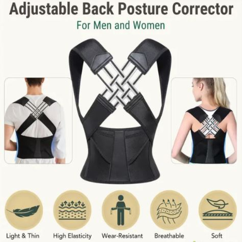 Adjustable Back Posture Belt For Men Women