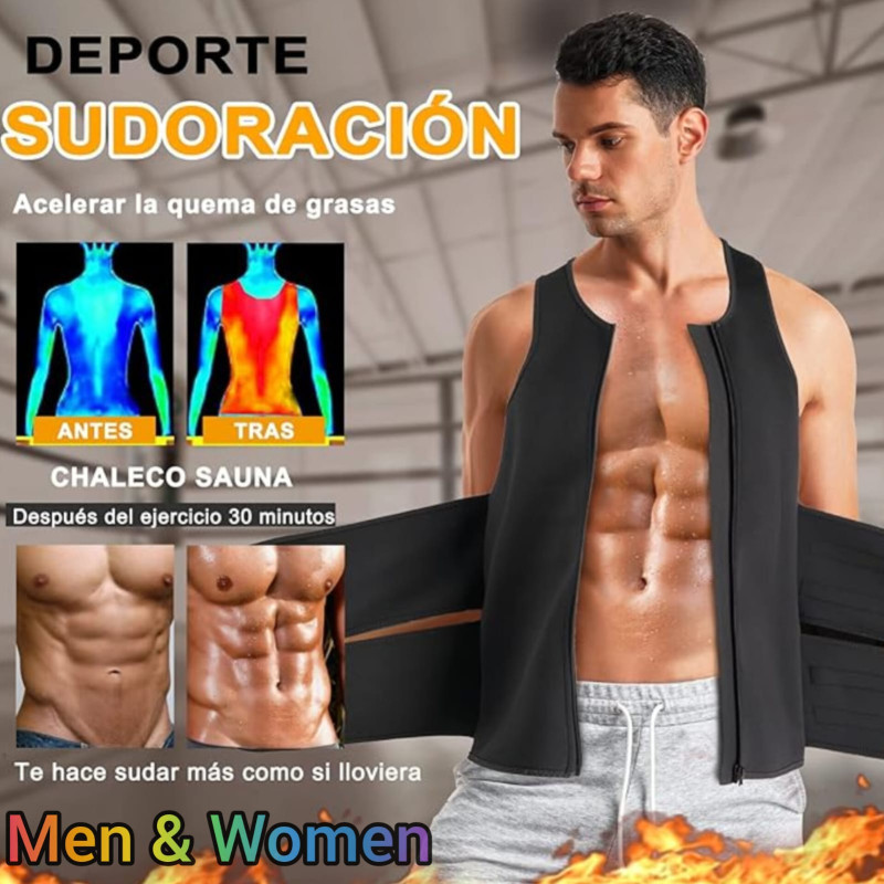 Body Shaping Sauna Vest Belt For Men & Women