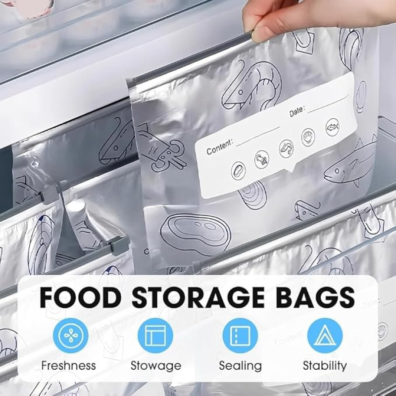 Smart Aluminum Foil Zip Bag 20p + সাথে ডেলিভারি চার্জ ফ্রি