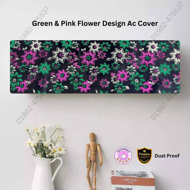 Original Green And Pink Ac Cover 2 Ton Size